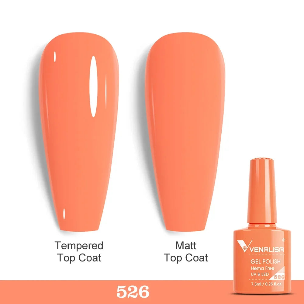 Bright neon pink gel nail polish from Blushimmer's VENALISA summer collection, shown on natural nails with a glossy finish.