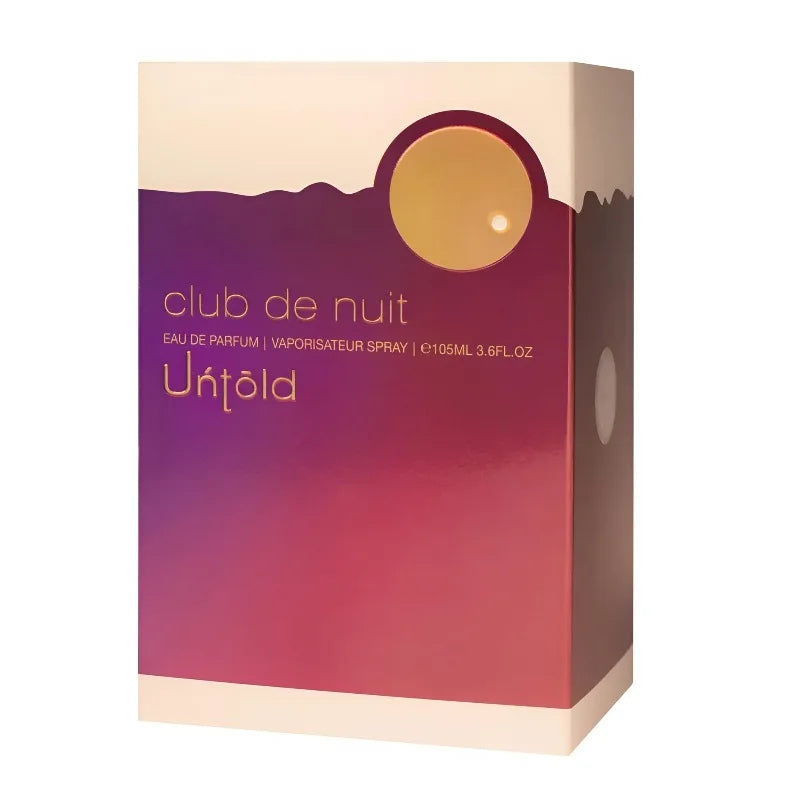 Armaf Club De Nuit Untold for Men Eau De Parfum spray with long-lasting scent and natural pheromones, 105ML.