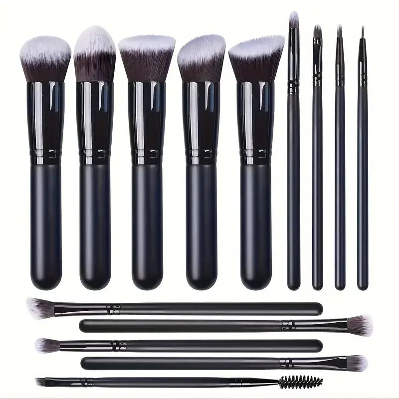 Professiona 14PCS Makeup Brushes Set Soft Fluffy Foundation Blush Powder Eyeshadow Kabuki Blending Female Cosmetics Beauty Tool