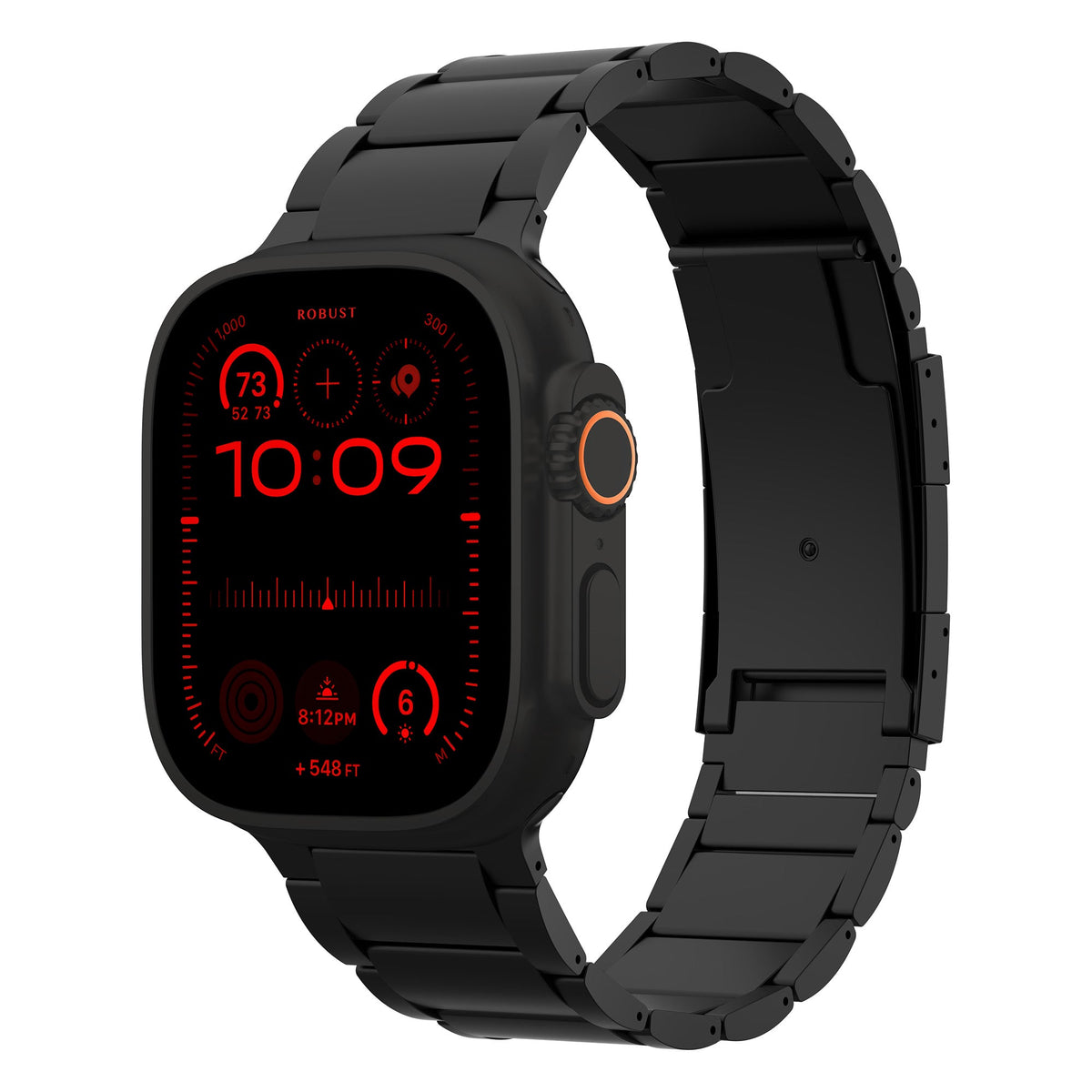 Robust Titanium Band T01 for Watch Ultra 2, sleek and durable titanium watch strap with a smooth finish.