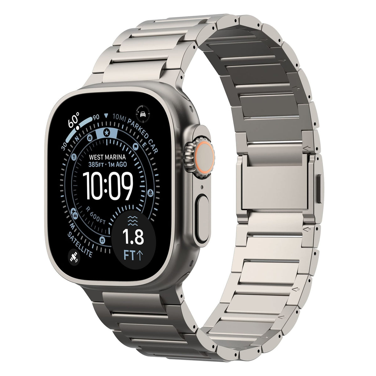 Robust Titanium Band Pro, a sleek and durable titanium ring with a smooth finish, designed for everyday wear and style.