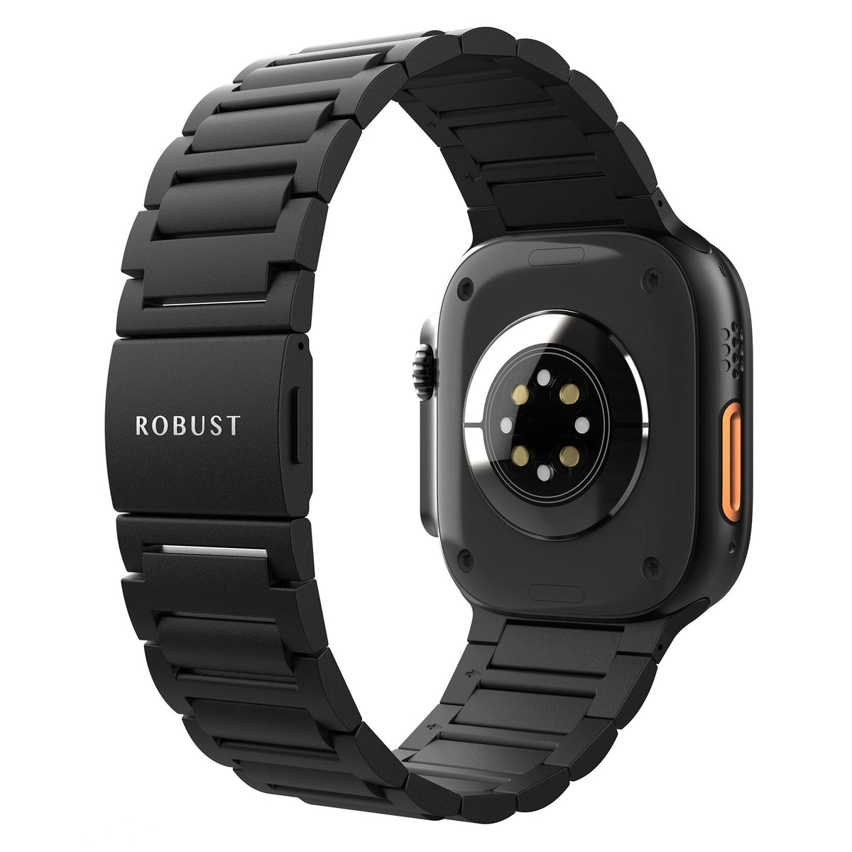 Black titanium band by Robust, stylish titanium ring with a sleek, modern design, perfect for everyday wear.