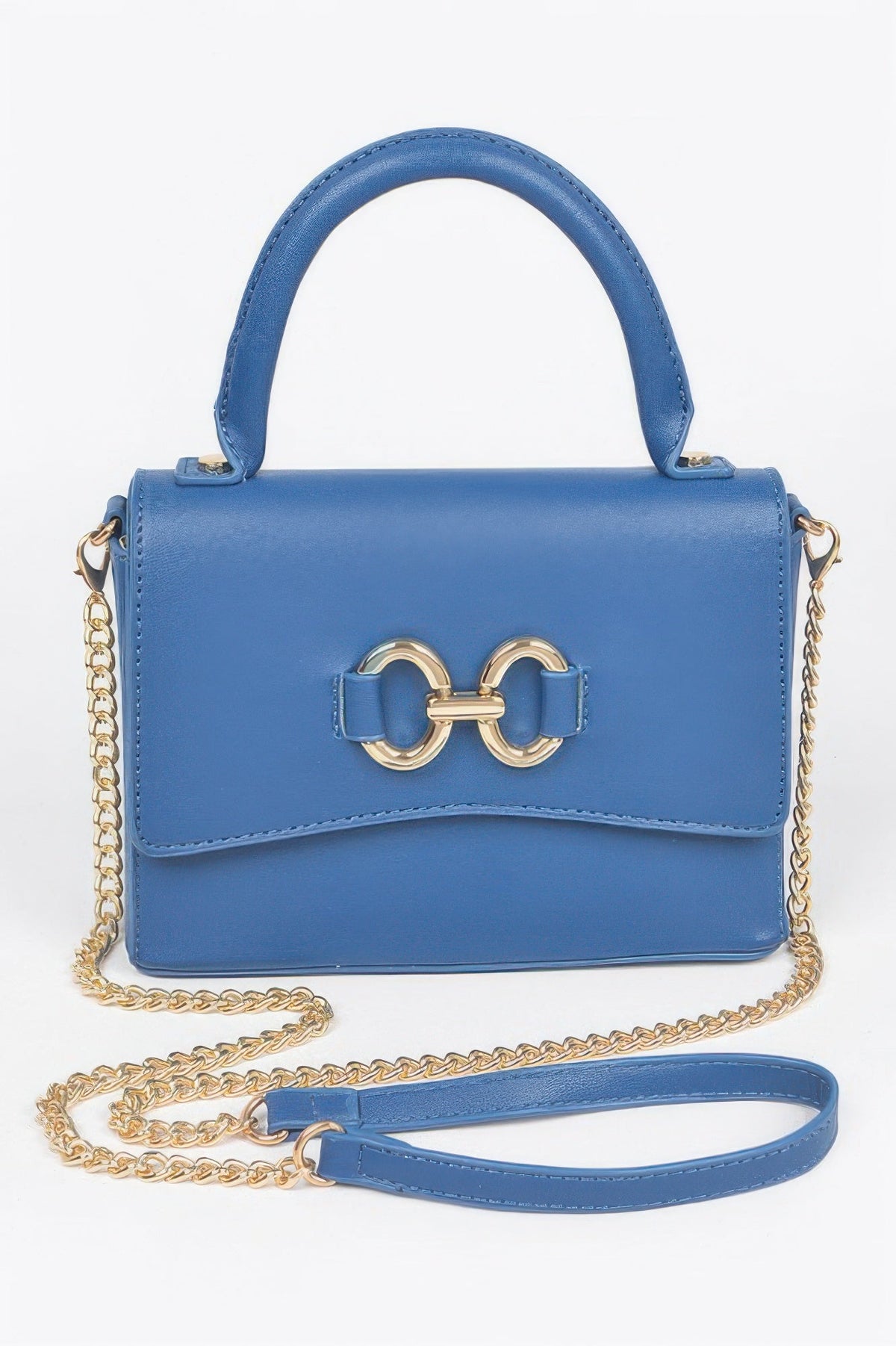 Women's Cala Comte handbag from BYMANYC New York, stylish bag with elegant design, featuring gold hardware and top handle.