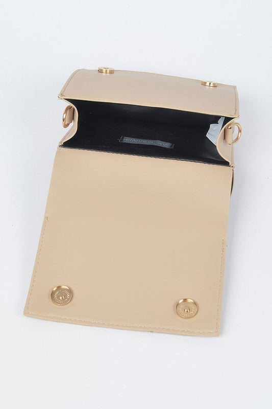 Women's Cala Llentrisca handbag by BYMANYC New York, stylish leather bag with intricate detailing from the Ibiza collection.