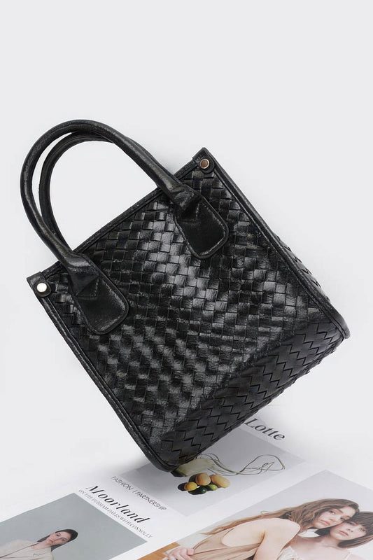 Women's Bowery bag from BYMANYC New York, stylish leather tote with sleek design, part of the Wall Street collection.
