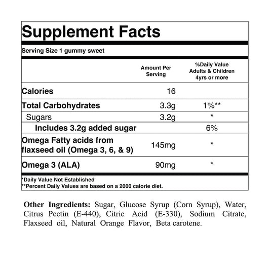 Corn snack with orange-flavored omega 3 fish oil, in bright packaging labeled "Your Label" for a healthy, flavorful treat.