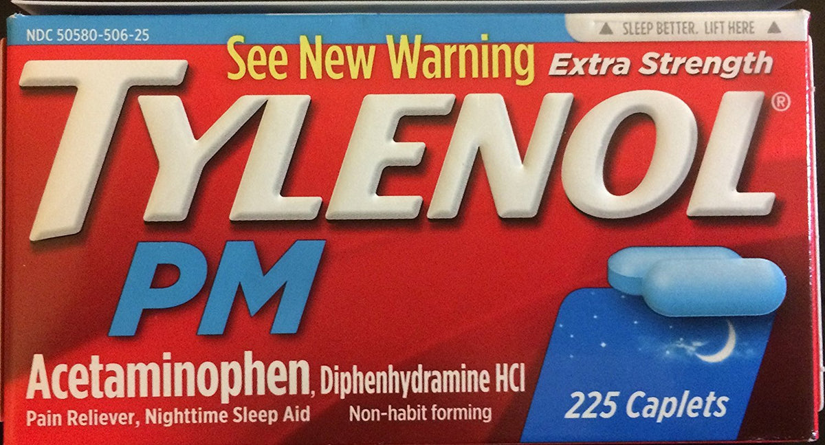 Tylenol PM Advanced 500mg Pain & Sleep Aid Dual Pack