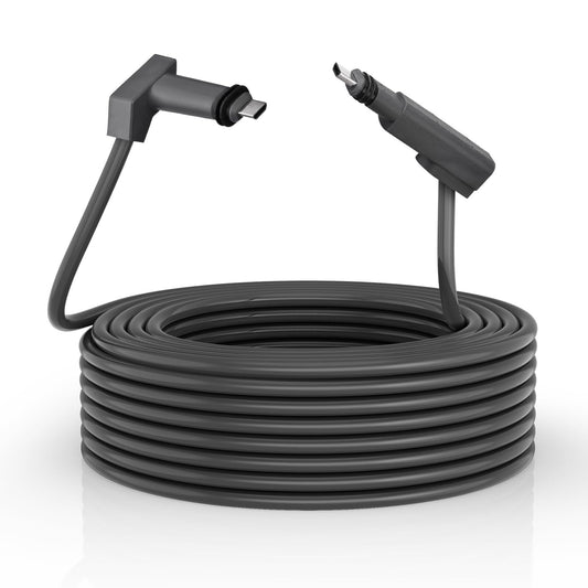 SZSAUTO 75Ft waterproof replacement cable for Starlink Gen 2 satellite, high-speed, anti-interference extension cord.