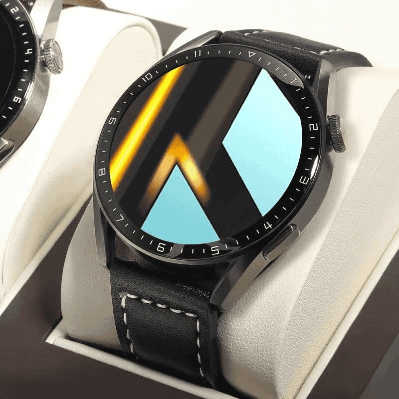 High-end GT8 Bluetooth calling smartwatch with rectangular touchscreen display and modern wristband design