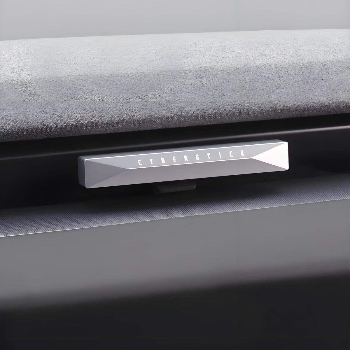 Tesla Model 3 Highland and Model Y Juniper air vent car diffuser for aromatherapy by Tesery, mounted on vehicle air vent.