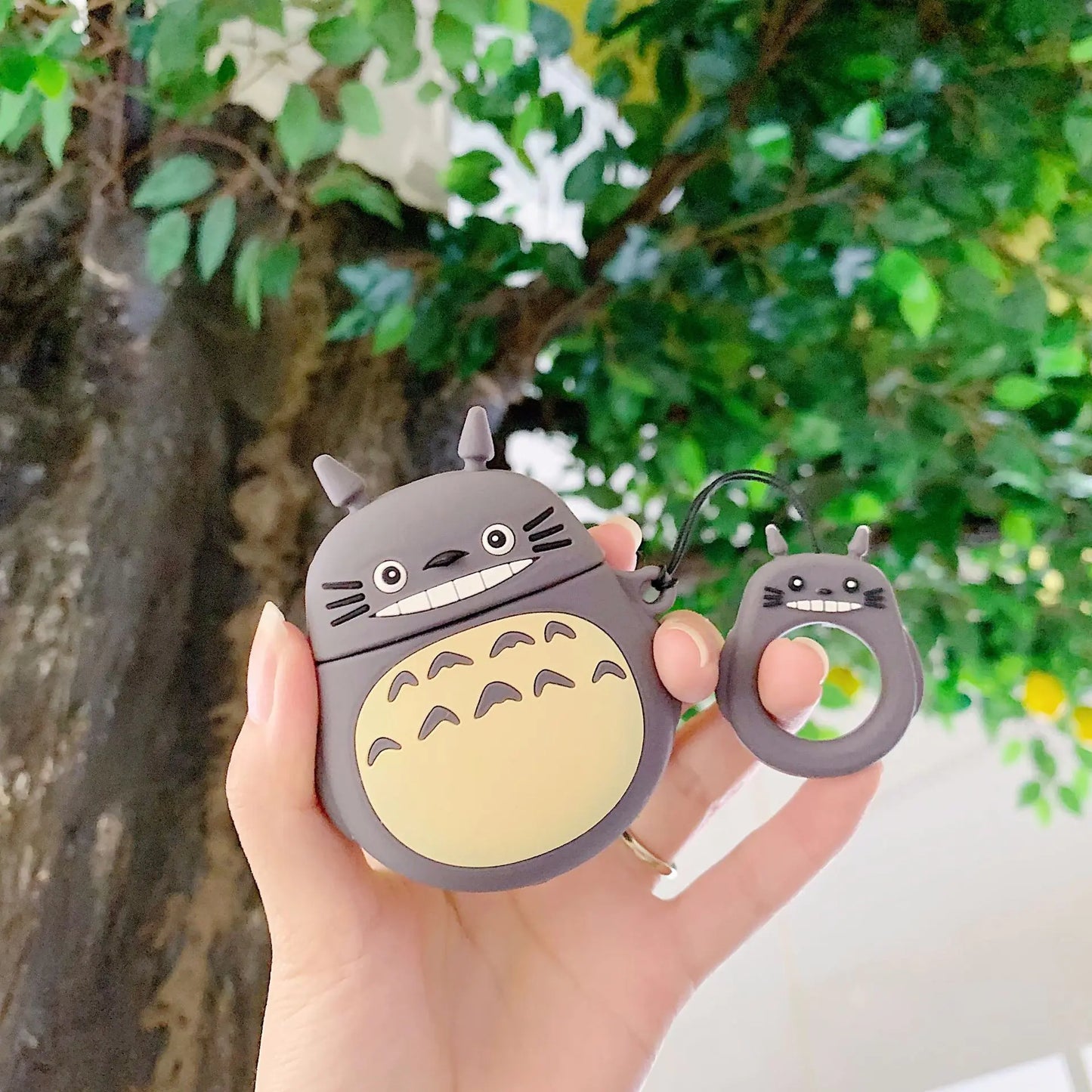 Metallic Dust-Proof Sticker for AirPods with Totoro Case