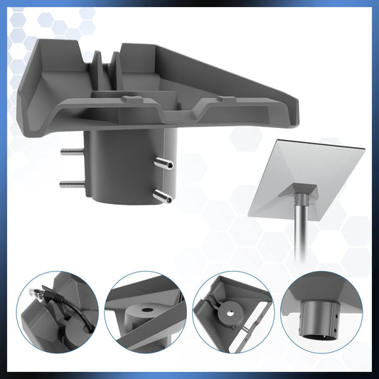 Starlink Gen 3 mount pipe adapter for 1" to 2.1" poles, metal pole mount kit with universal installation for dish kickstand