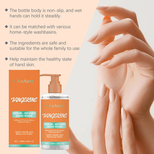 BackupMyFilesNow.com moisturizing hand liquid soap in 100ml bottle, gentle cleansing, hydrating, refreshing, and fragrance.