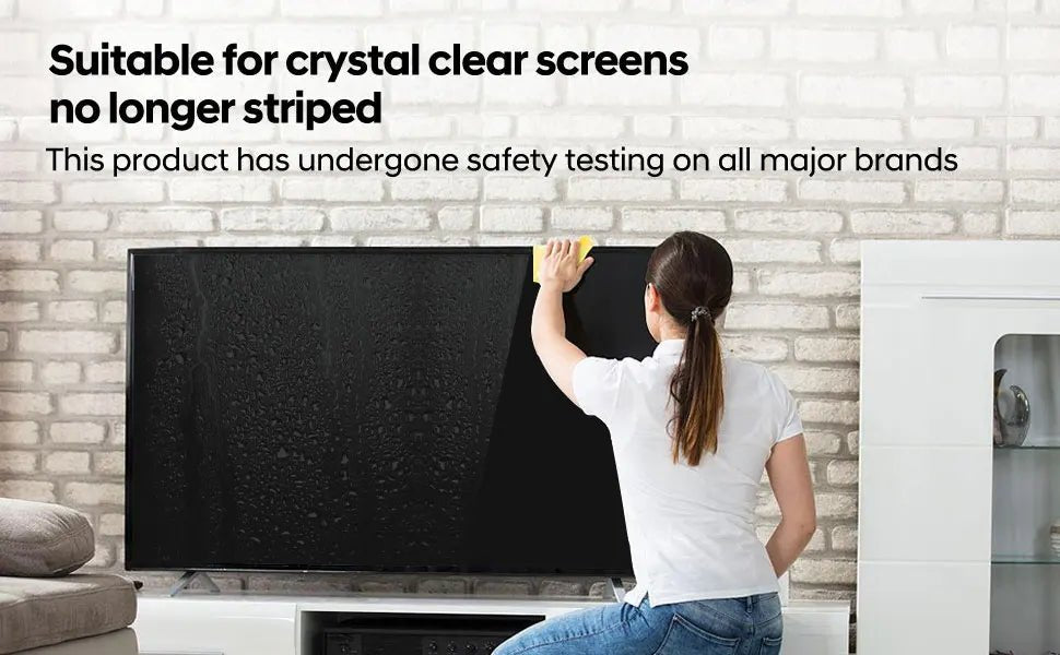BackupMyFilesNow® 100ml screen cleaner spray kit with microfiber cloth for cleaning glass surfaces, glasses, and camera lenses.