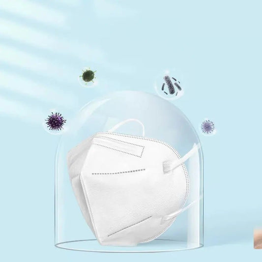 10-pack of BackupMyFilesNow.com N95 disposable protective masks, breathable design for dust and droplet prevention.