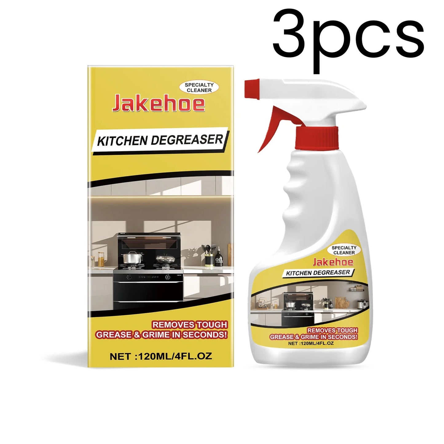 BACKUPMYFILESNOW.COM® Jakehoe Kitchen Degreaser spray with powerful grease removal and gentle cleaning formula for kitchen surfaces.