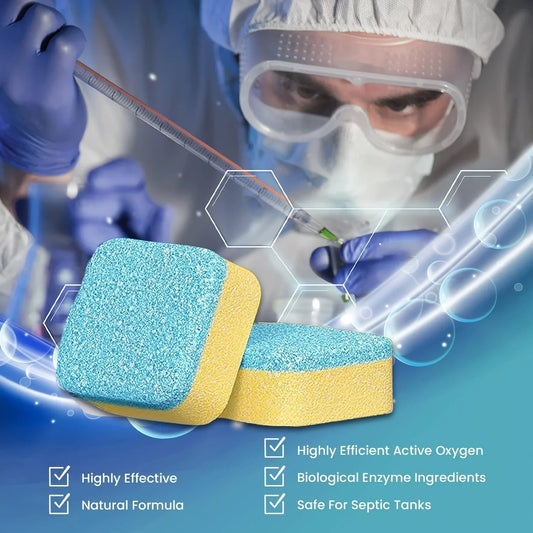 BackupMyFilesNow® 12-piece washing machine cleaner set with powerful descaling agent for deep cleaning pre-loaders and removing buildup.