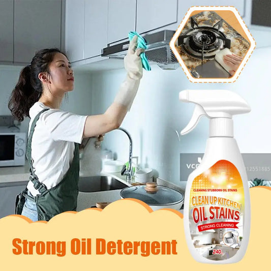 Heavy-duty grease cleaner by BACKUPMYFILESNOW.COM for kitchen oil stains, designed for range hoods and stoves with mild formula