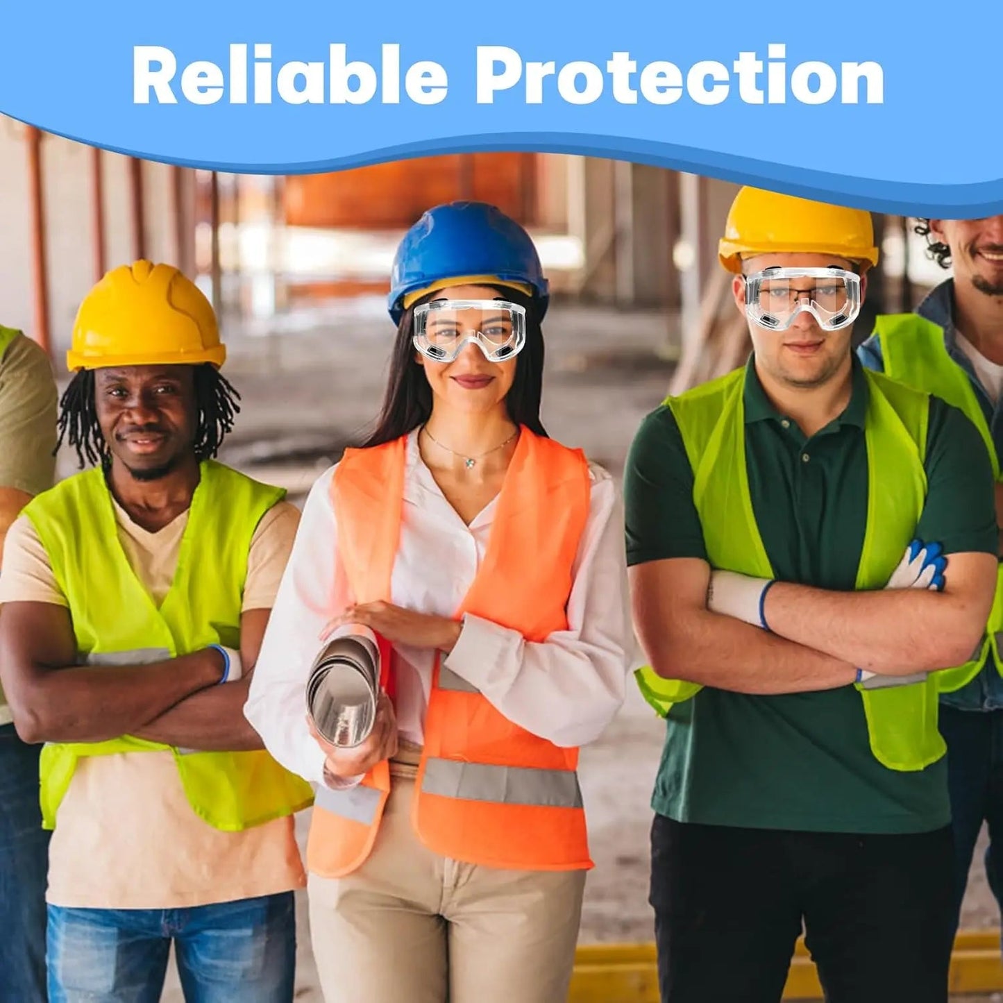 BACKUPMYFILESNOW.COM® anti-splash safety goggles with dust-proof protection, industrial lab eyewear for research and work safety.