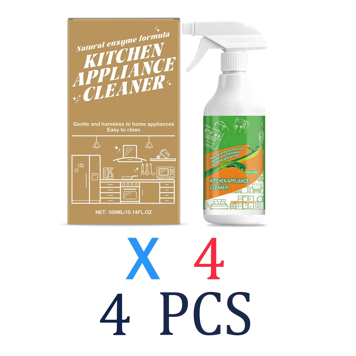 BackUpMyFilesNOW® 300ml multi-purpose kitchen degreaser spray showing the bottle with spray nozzle, ideal for cleaning appliances and grease.