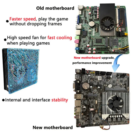 Retro Video Game Console X10 with wireless controller, 70,000 games, 60 emulators for PS2, N64, GameCube, Xbox, kid gift, game box.