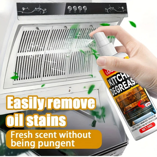 50ML BACKUPMYFILESNOW® kitchen grease cleaner spray for oil stains on range hoods, stoves, ovens, and countertops.