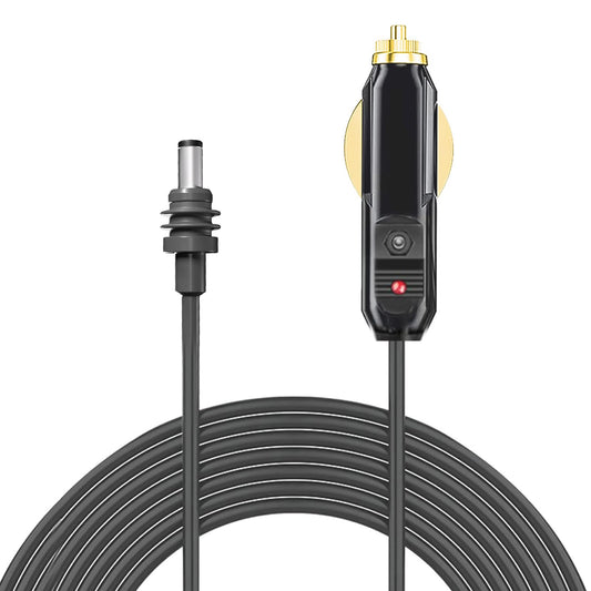 Backupmyfilesnow Starlink Mini DC power cable for satellite, 12V-24V, water-resistant 18AWG auto charger for trucks, buses, ships.