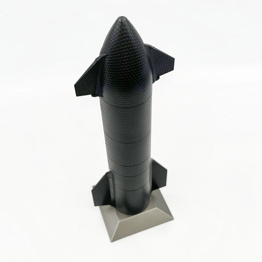 1/200 scale Mars immigration rocket model by SpaceX, featuring Dragon Heavy and Starship in diecast metal, detailed toy display
