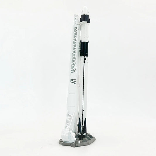 1/200 scale SpaceX Falcon 9 rocket model by BACKUPMYFILESNOW.COM®, diecast metal collectible toy for display and collection.