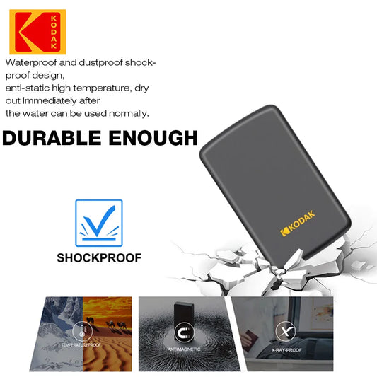 Black 1TB external mechanical hard drive P150 by BackupMyFilesNow with USB 3.0 for high-speed data transfer and reliable storage.