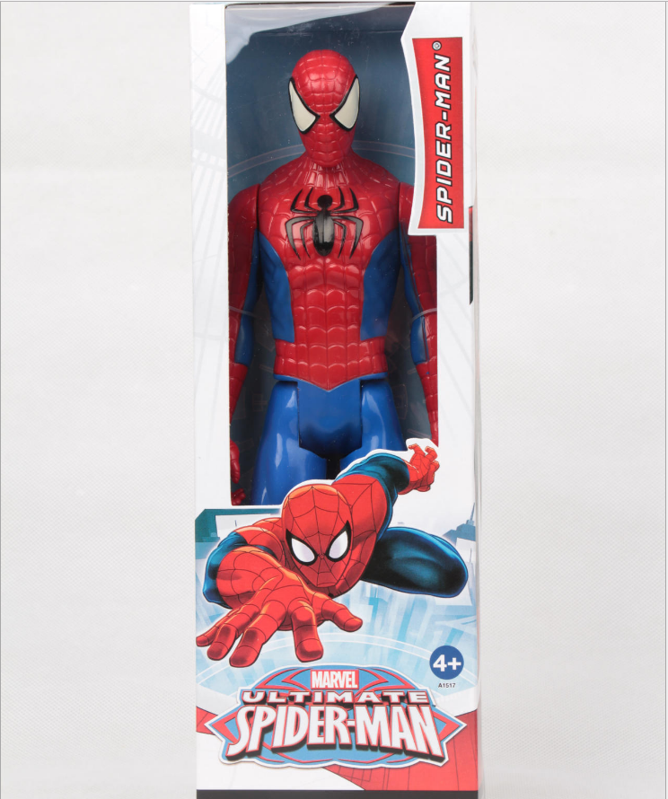 Set of Spider-Man, Captain America, and Avengers action figures from BACKUPMYFILESNOW.COM® featuring detailed superhero models.