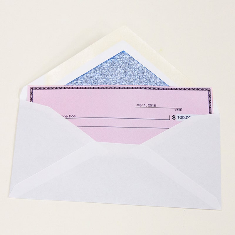 Pack of 80 #6 3/4 security envelopes with gummed closure from BackupMyFilesNow.com, ideal for secure mailing and storage.