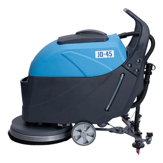 Compact industrial electric carpet floor cleaning machine by BACKUPMYFILESNOW.COM® for warehouses, offices, and shops.