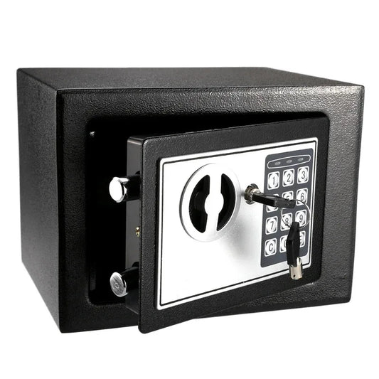 All-steel electronic digital keypad lock security box for fireproof home file cabinet and small fireproof lock box.