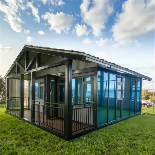 Expandable container house by BACKUPMYFILESNOW.COM®, portable prefabricated 20/40ft modern foldable flat house for easy setup