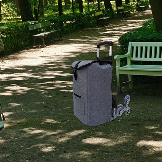 Reusable foldable grocery cart replacement bag made of waterproof Oxford cloth, ideal for vegetables and grocery shopping.