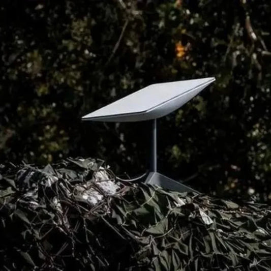 Starlink Standard Satellite Internet Kit V3 with satellite dish, modem, and cables, designed for reliable satellite broadband connectivity.