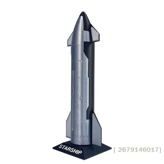 Premium STARSHIP Model SpaceX Starship toy, detailed desk decoration and collectible space vehicle for kids and enthusiasts.