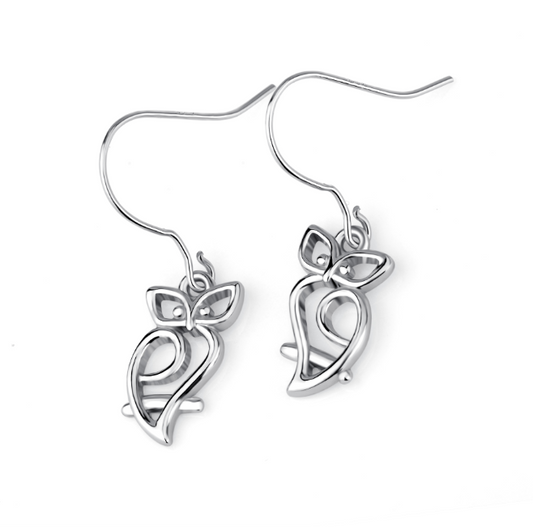 Women's 925 silver stud earrings featuring simple, elegant design with secure butterfly backs, from BACKUPMYFILESNOW.COM®.