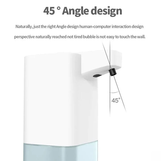 Automatic USB rechargeable soap dispenser by BackupMyFilesNow.com, touchless foaming liquid soap dispenser for bathroom or kitchen use.
