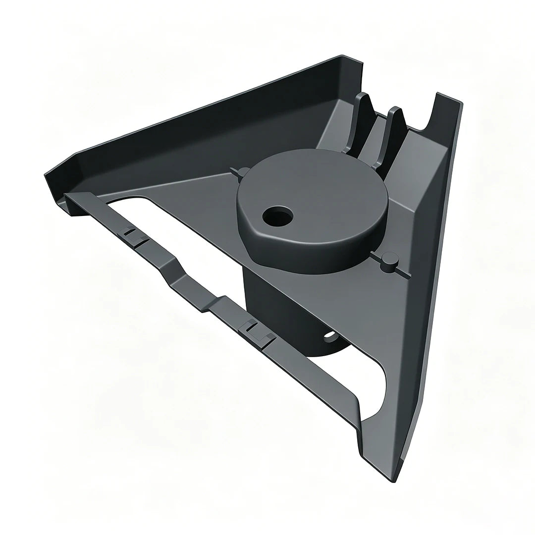 Gray Starlink V3 Pipe Adapter Pole Mount Base for satellite dish installation from BACKUPMYFILESNOW.COM®.