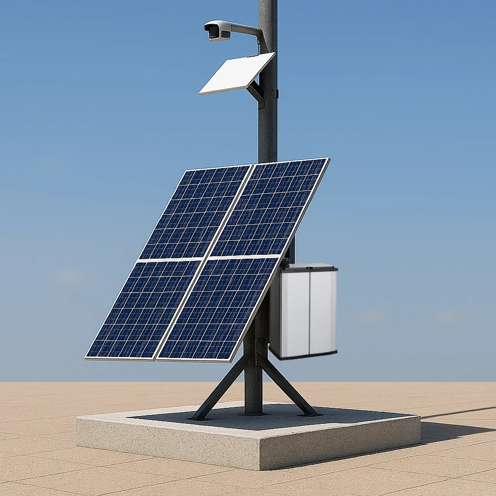 High efficiency off-grid 300W solar kit with MPPT LiFePO4 battery, suitable for Starlink internet, POE, CCTV, outdoor power.