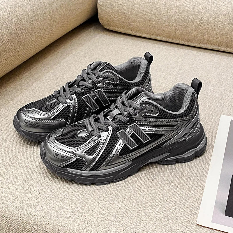 Light gray men's and women's running and basketball sneakers by BackupMyFilesNow.com, featuring a retro casual style and classic design.