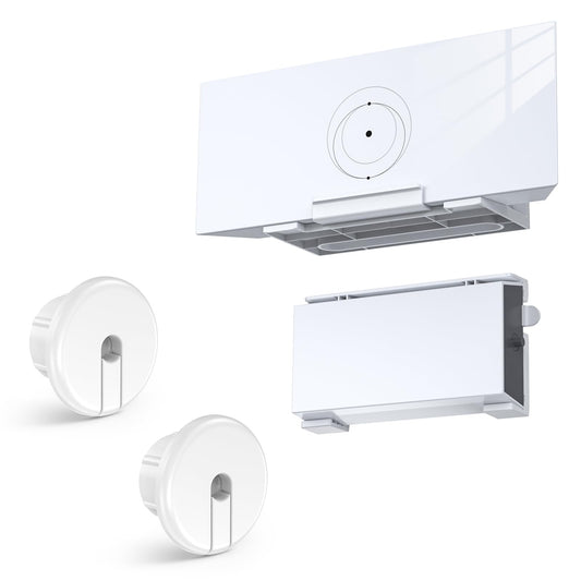 Starlink Mesh Router Gen 3 mount with power supply brackets and 1-inch wall bushing for satellite signal stability and space-saving installation.