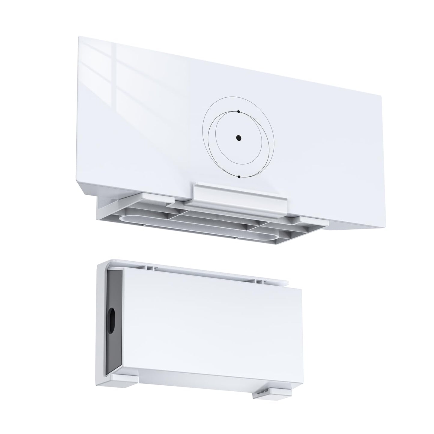MSAFF Starlink Gen 3 router mount with V3 power supply brackets, wall holder for satellite signal stability and space-saving setup