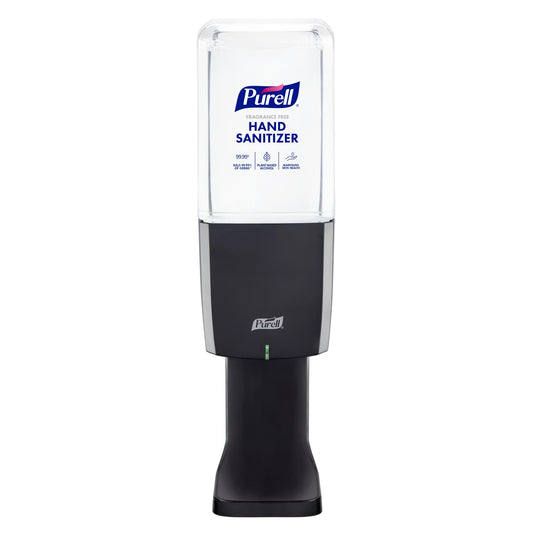 PURELL ES10 sanitizer starter kit with automatic graphite dispenser and 1200 mL PURELL Advanced Hand Sanitizer Foam refill.