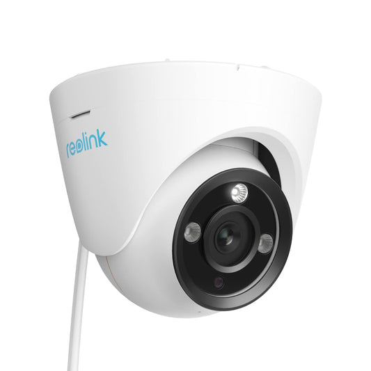 Reolink 12MP outdoor PoE IP security camera with 97° wide-angle dome, color night vision, human/vehicle/pet detection, for home surveillance