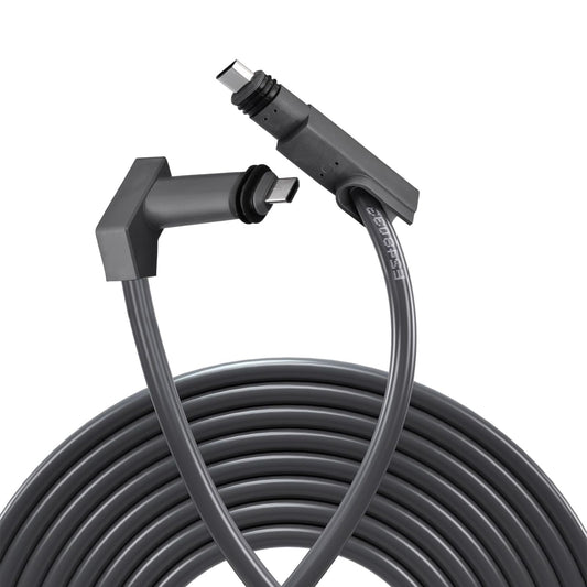 Tongmo 75FT Starlink cable for V2 satellite router, grey replacement cable for Starlink rectangular satellite system.