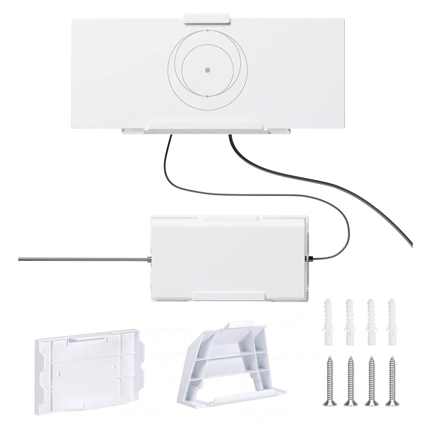 Wdlxmzx Gen 3 Mount for StarlinkV3 Mesh Router and Power Supply, high-performance standard mounting kit for Starlink V3.