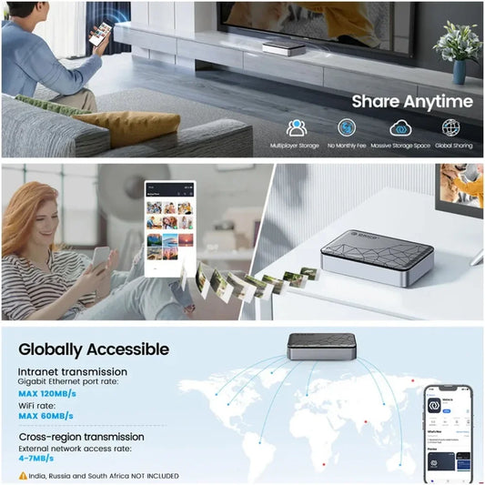 Orico 3.5-inch SATA hard drive enclosure by BackupMyFilesNow.com, USB-C external case for NAS network storage and personal cloud server.